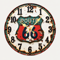Horloge Murale Route Vintage