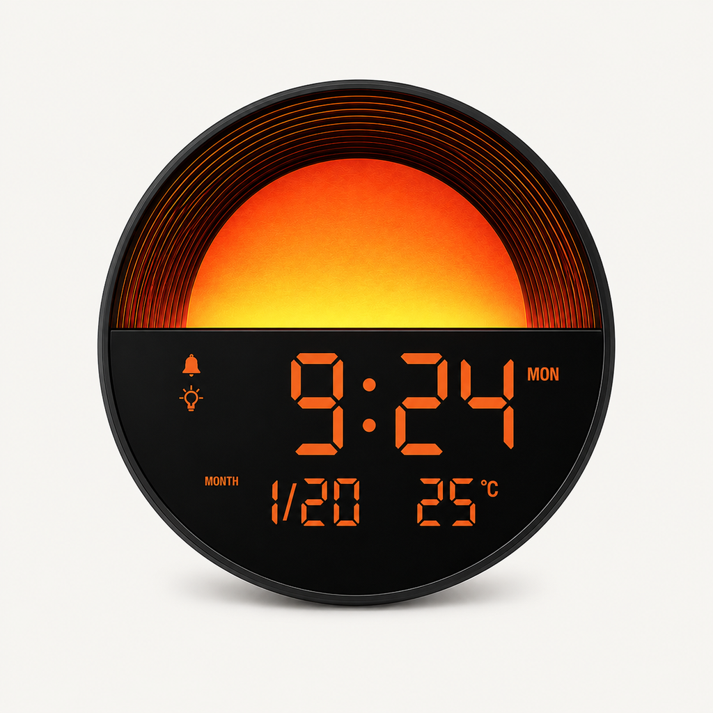 Horloge Murale Sunset LED
