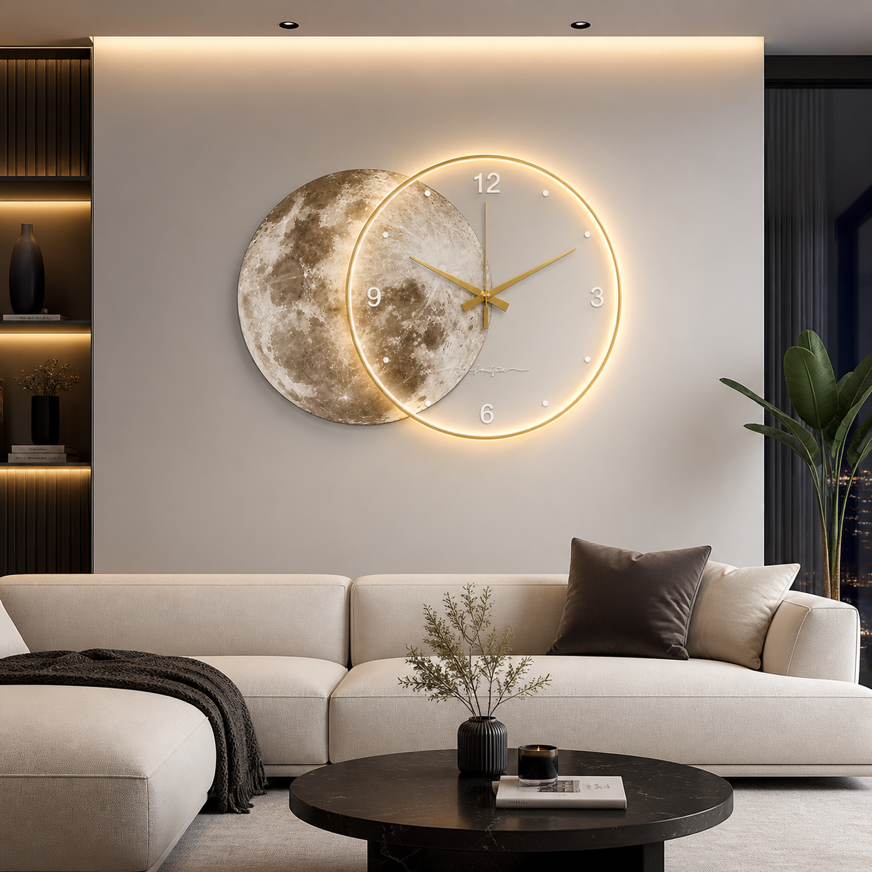 Horloge Murale Luna Prestige