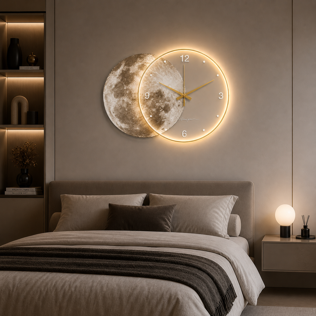 Horloge Murale Luna Prestige