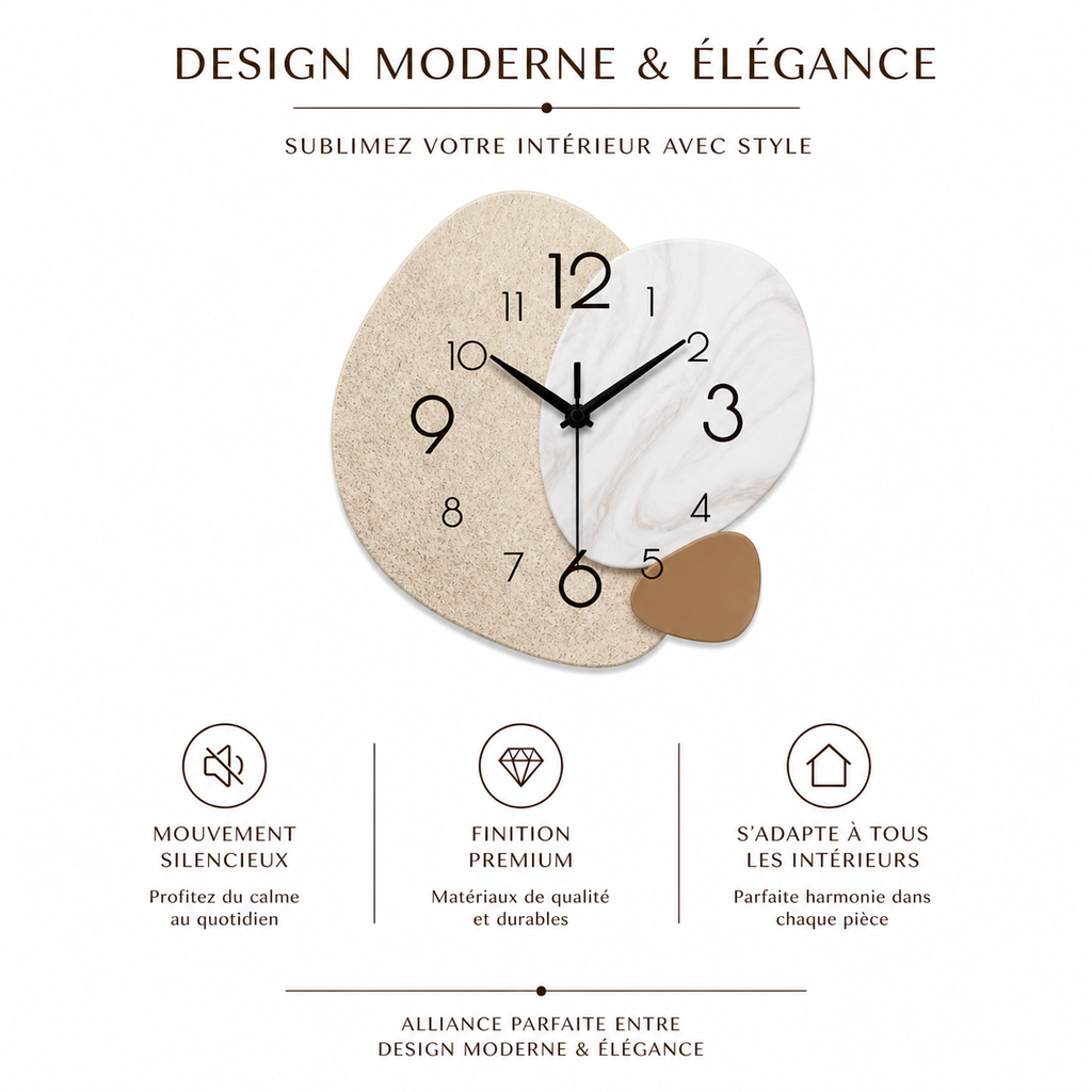 Horloge Murale Aura Minérale
