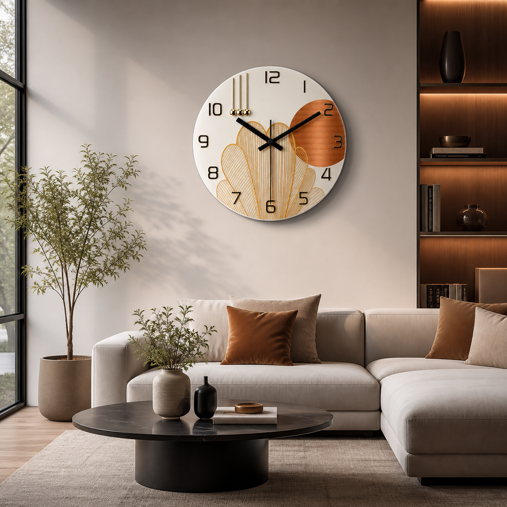 Horloge Murale Élégance Graphique