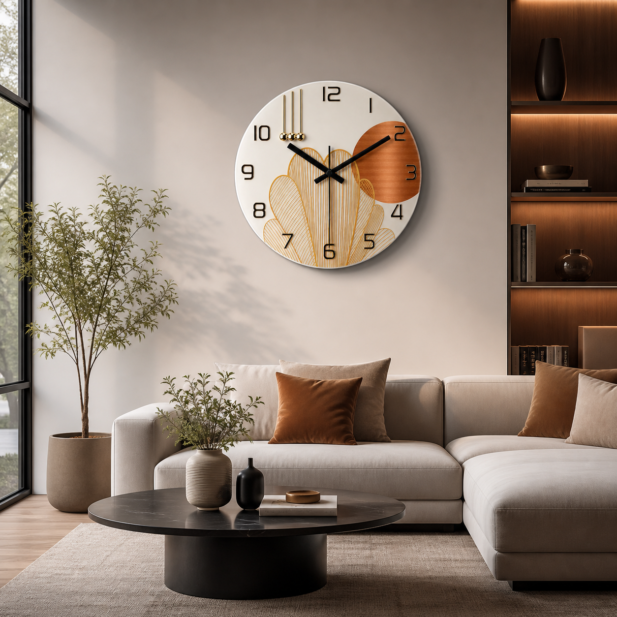 Horloge Murale Élégance Graphique