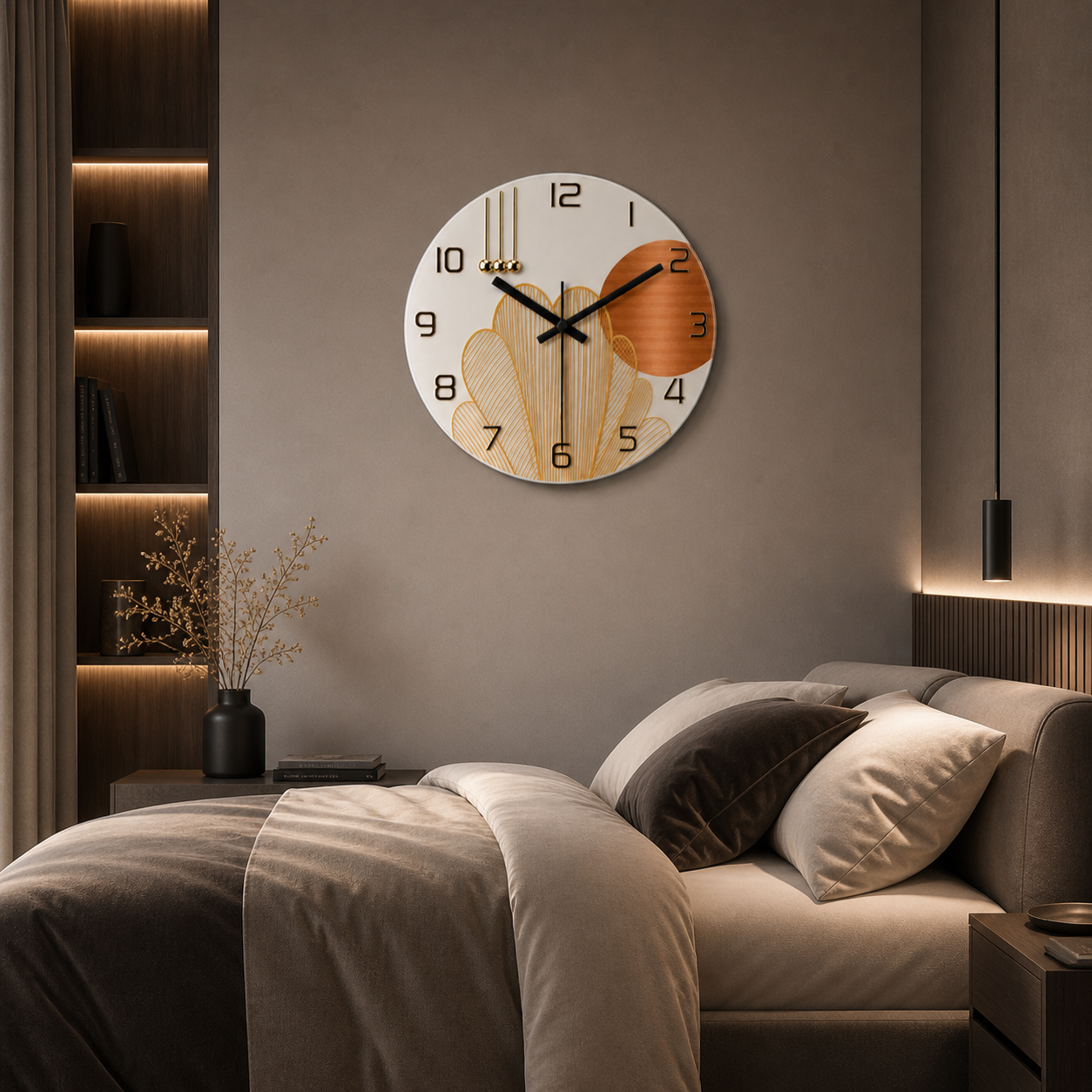 Horloge Murale Élégance Graphique