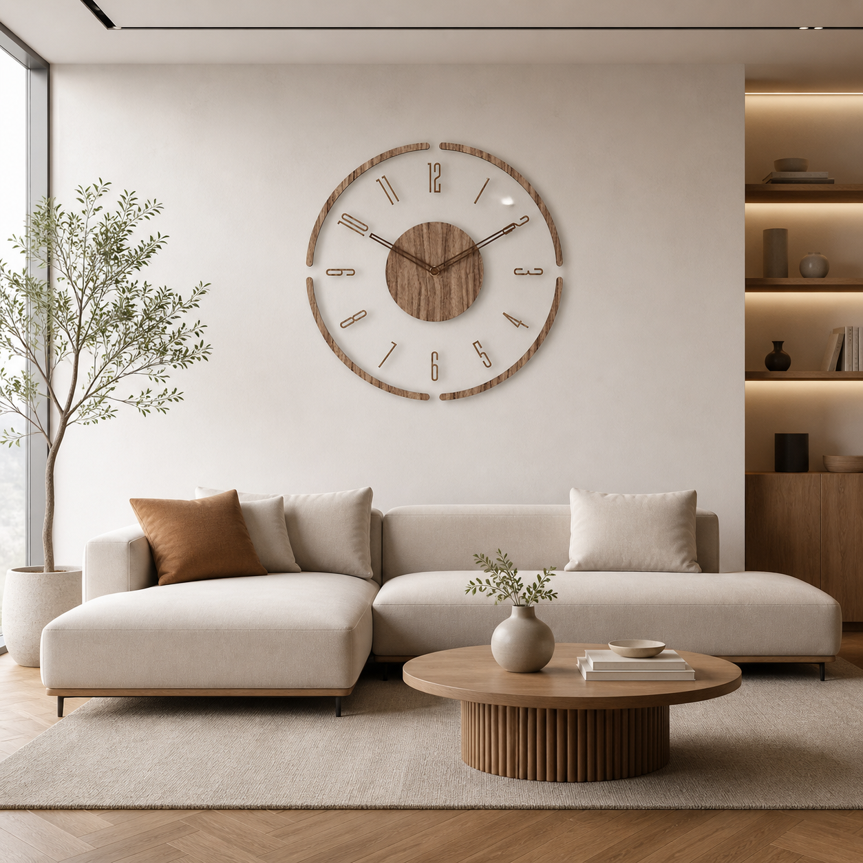 Horloge Murale Nordic Élégance
