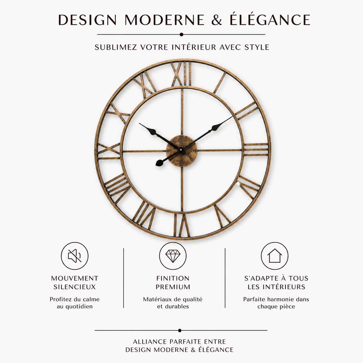 Horloge Murale Héritage Prestige