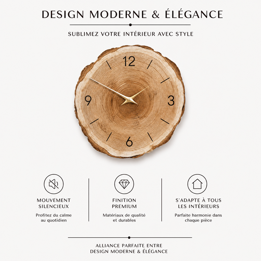 Horloge Murale Essence Nature