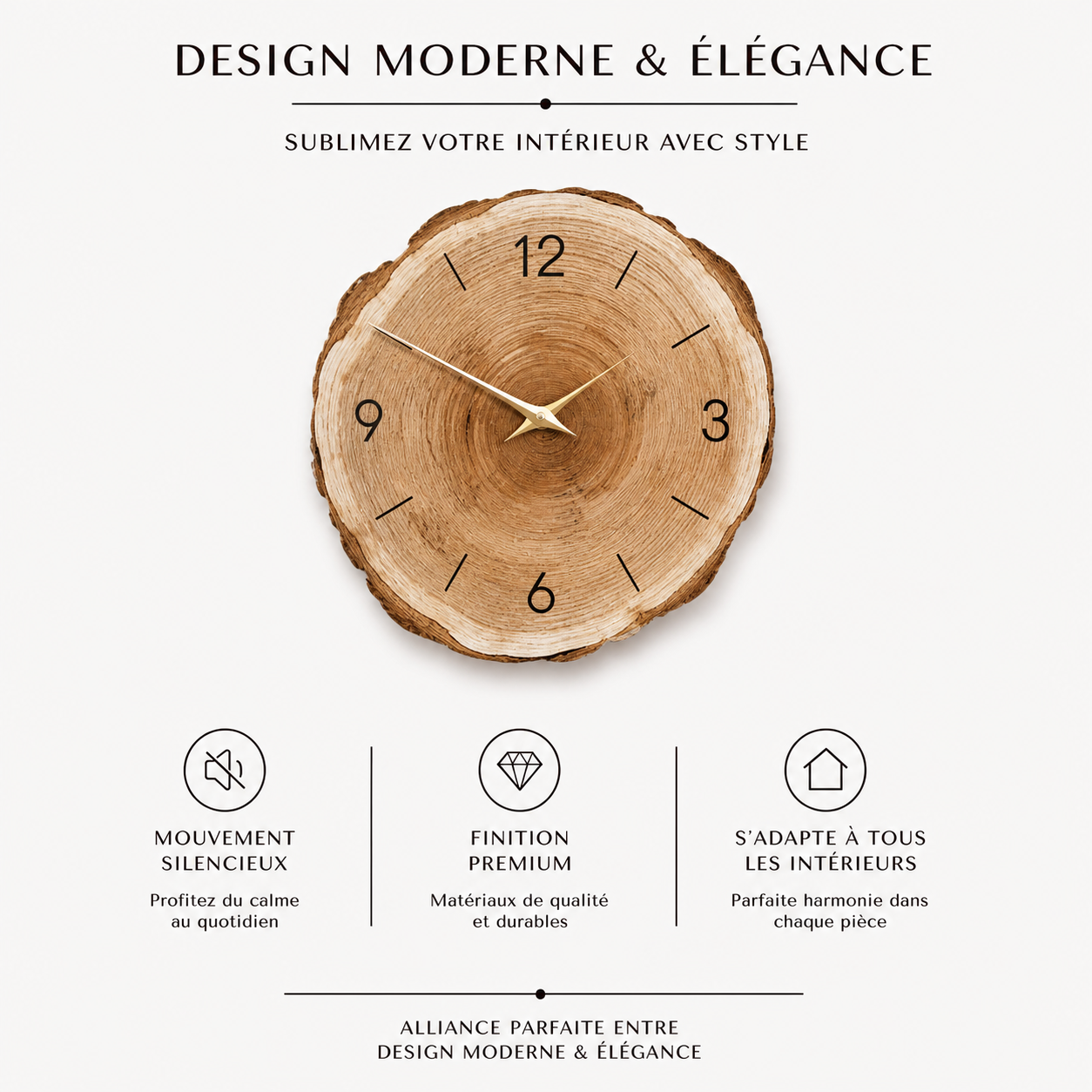 Horloge Murale Essence Nature