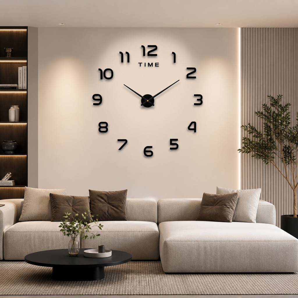 Horloge Murale Minimal Time