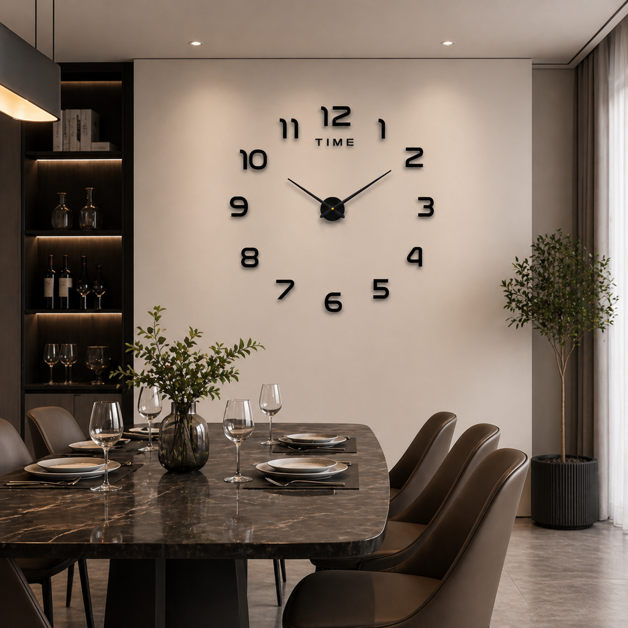 Horloge Murale Minimal Time