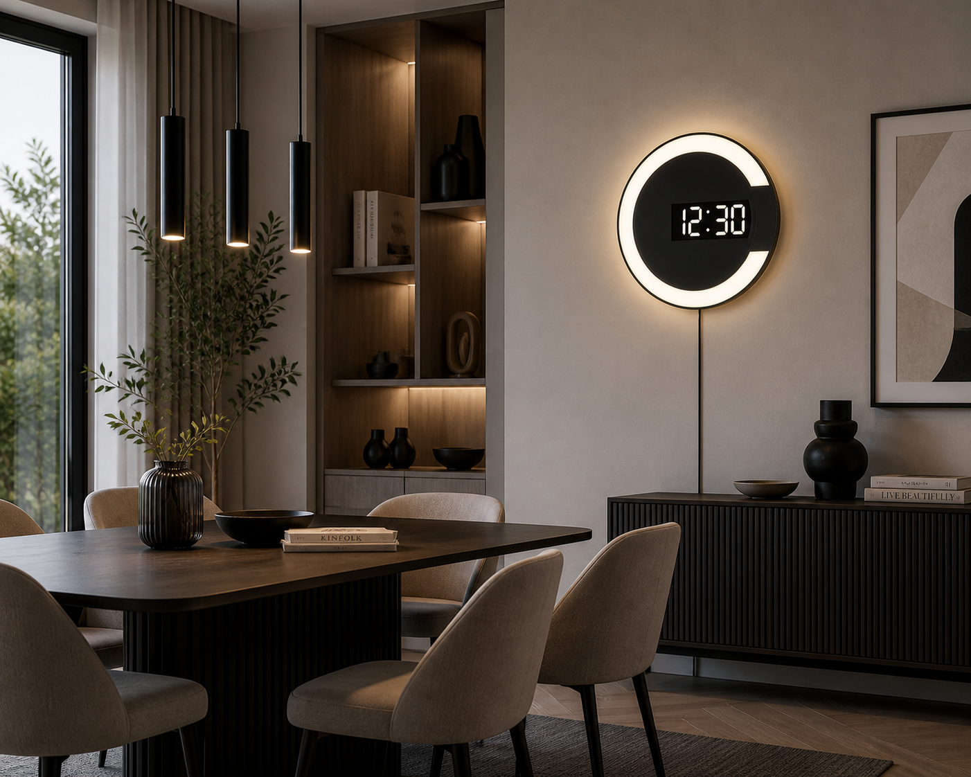 Horloge Murale LED Future