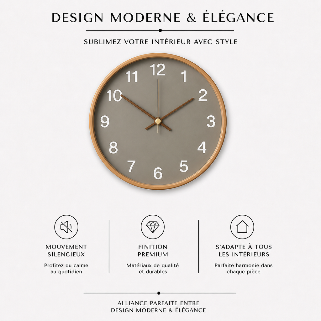 Horloge Murale Nordic Pure