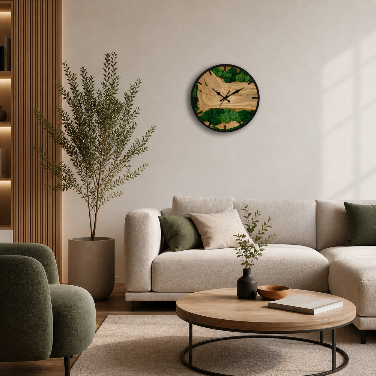 Horloge Murale Nature Évasion