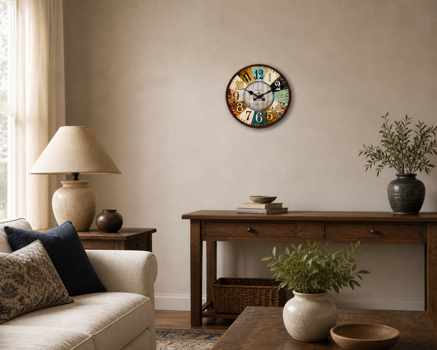 Horloge Murale Paris Vintage