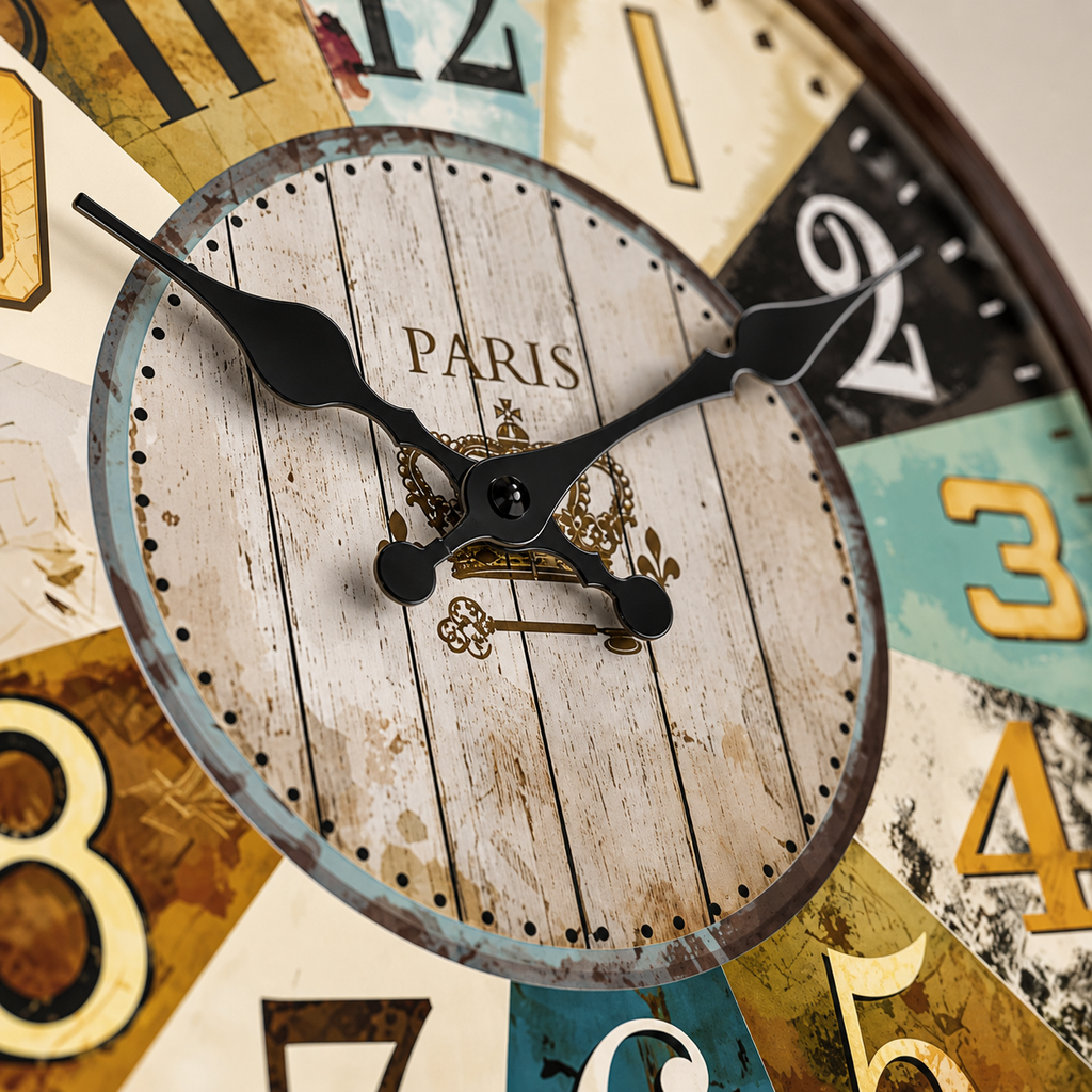 Horloge Murale Paris Vintage