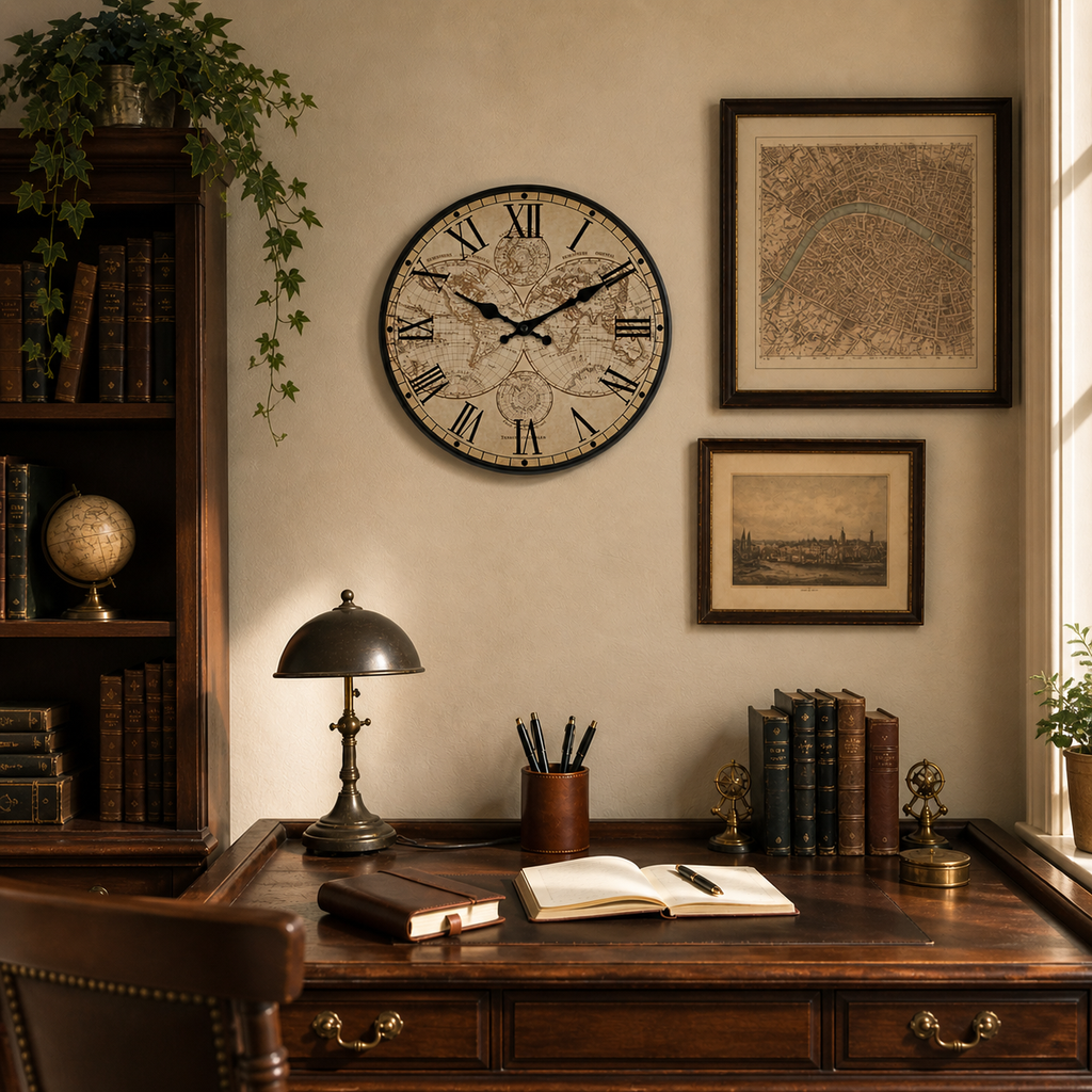 Horloge Murale Atlas Vintage