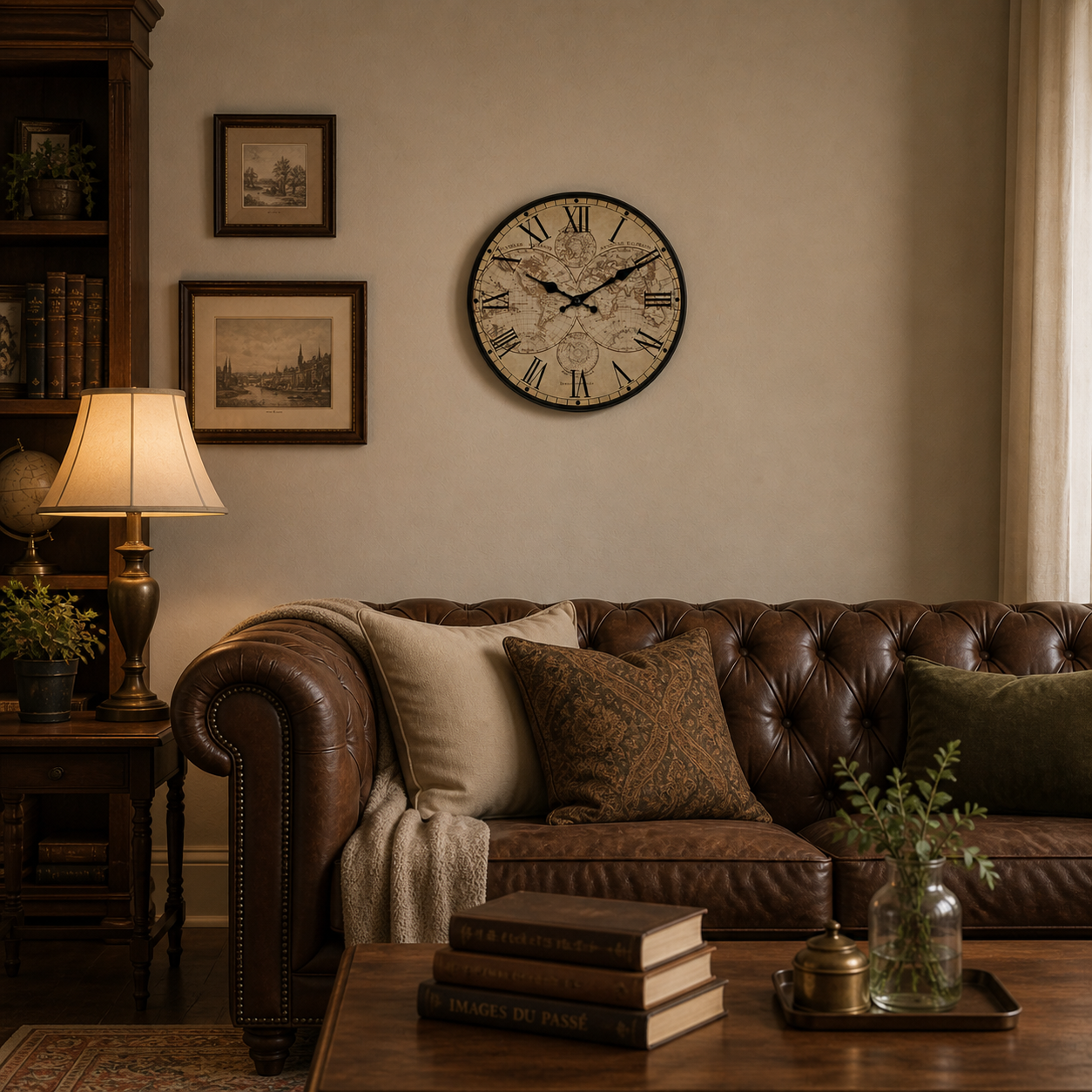 Horloge Murale Atlas Vintage