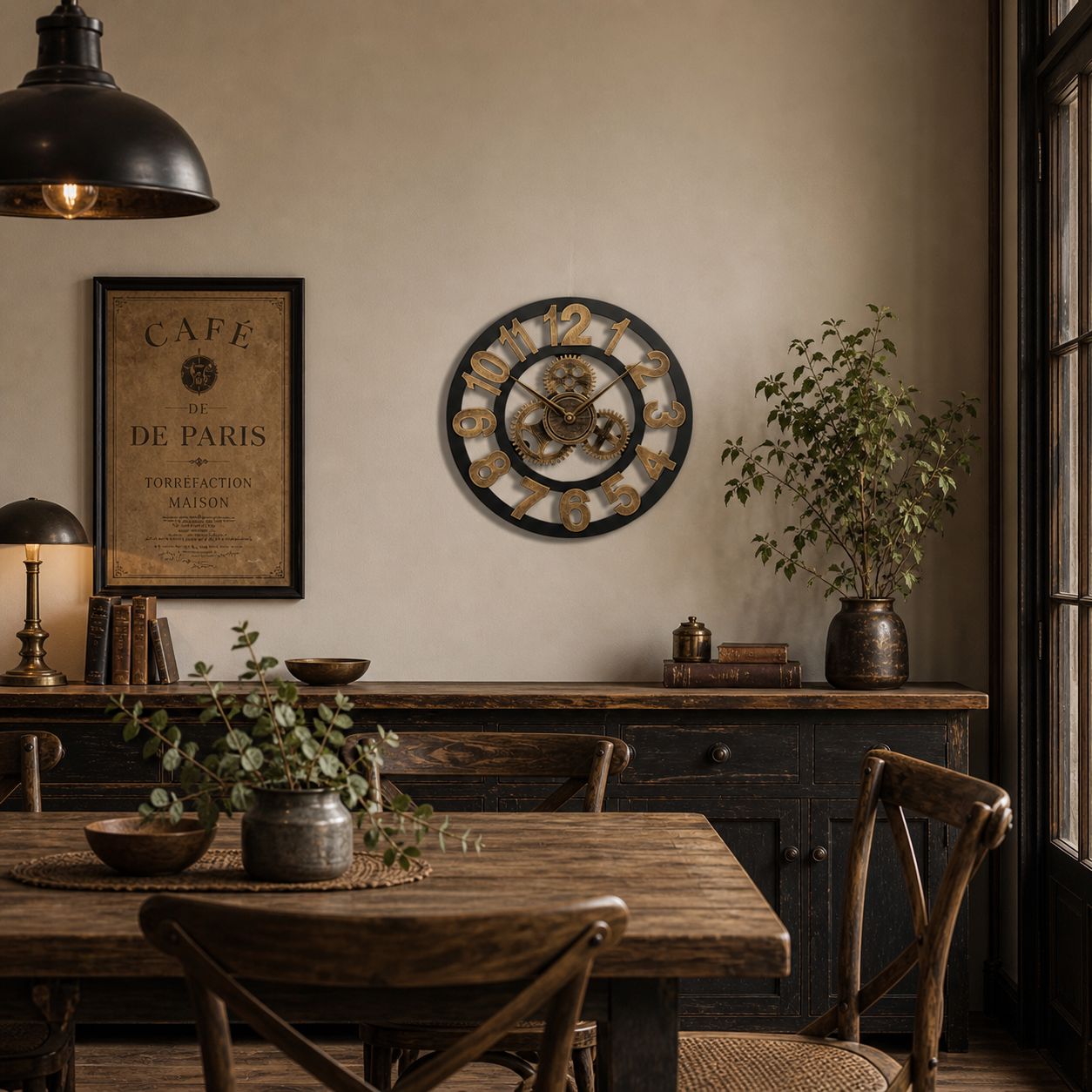 Horloge Murale Gear Factory