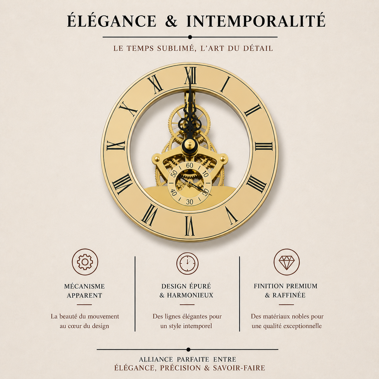Horloge Murale Prestige Impérial