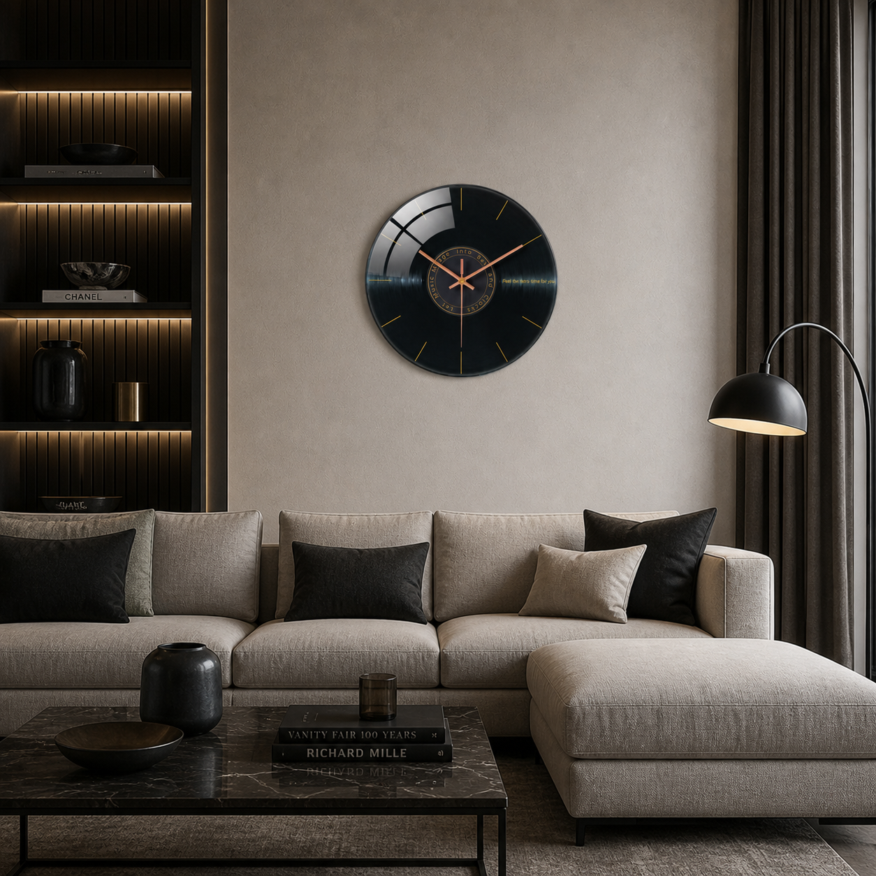 Horloge Murale Vinyl Prestige