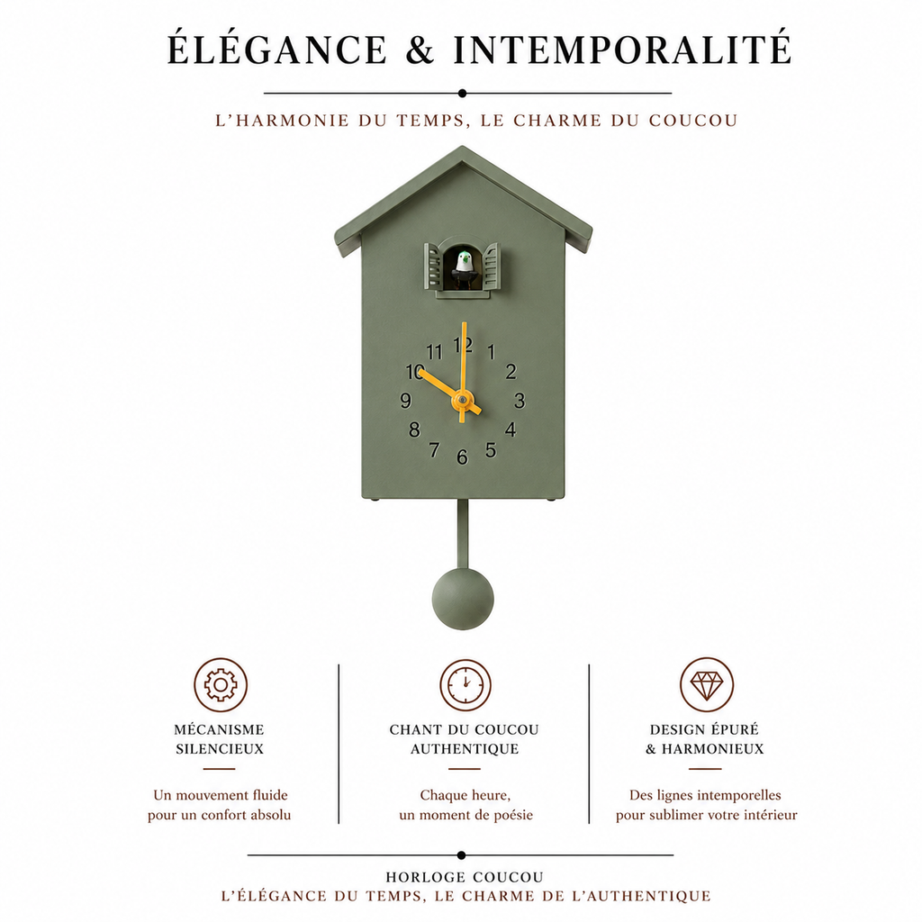 Horloge Coucou Nordic Pure