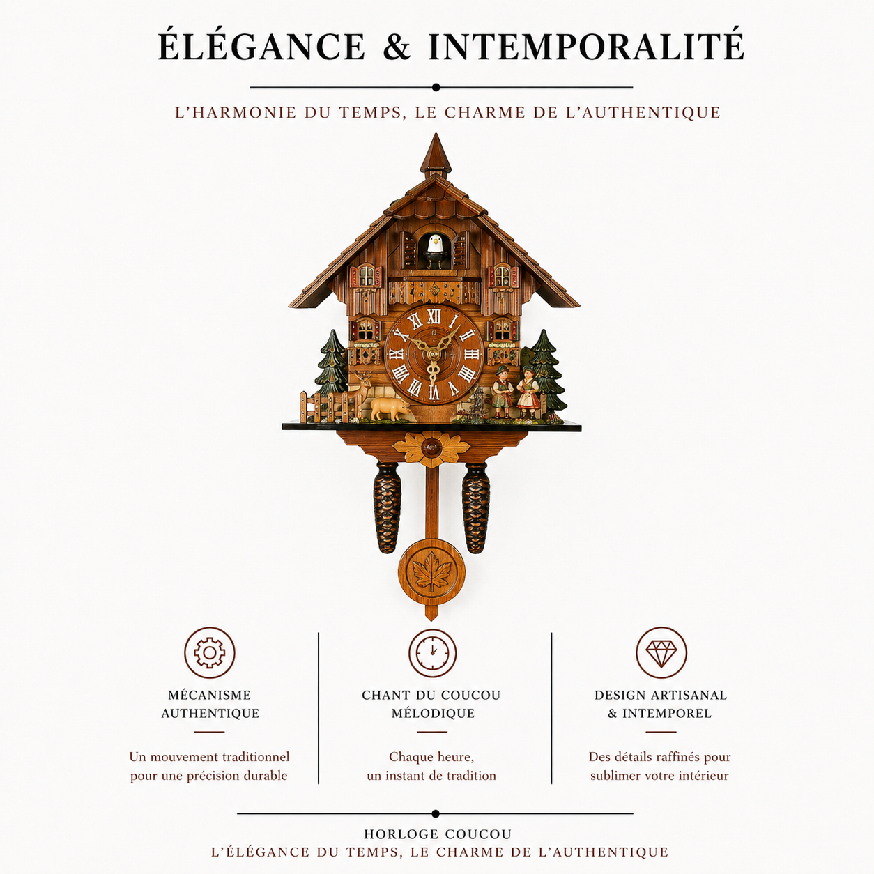 Horloge Coucou Chalet Tradition