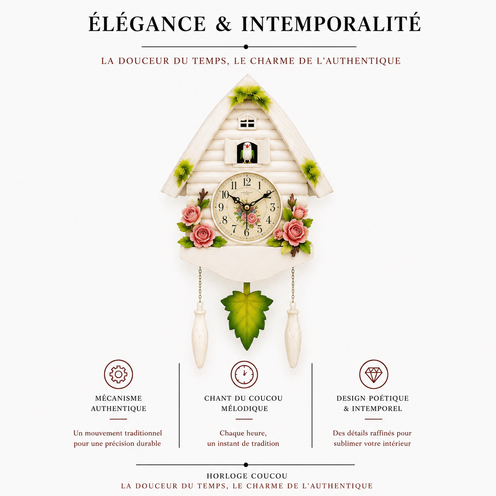 Horloge Coucou Fairy Cottage