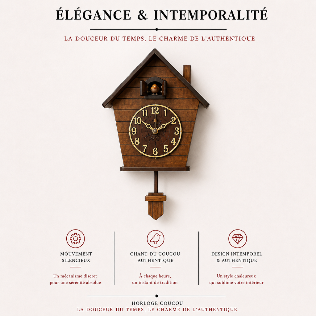 Horloge Coucou Héritage Campagne