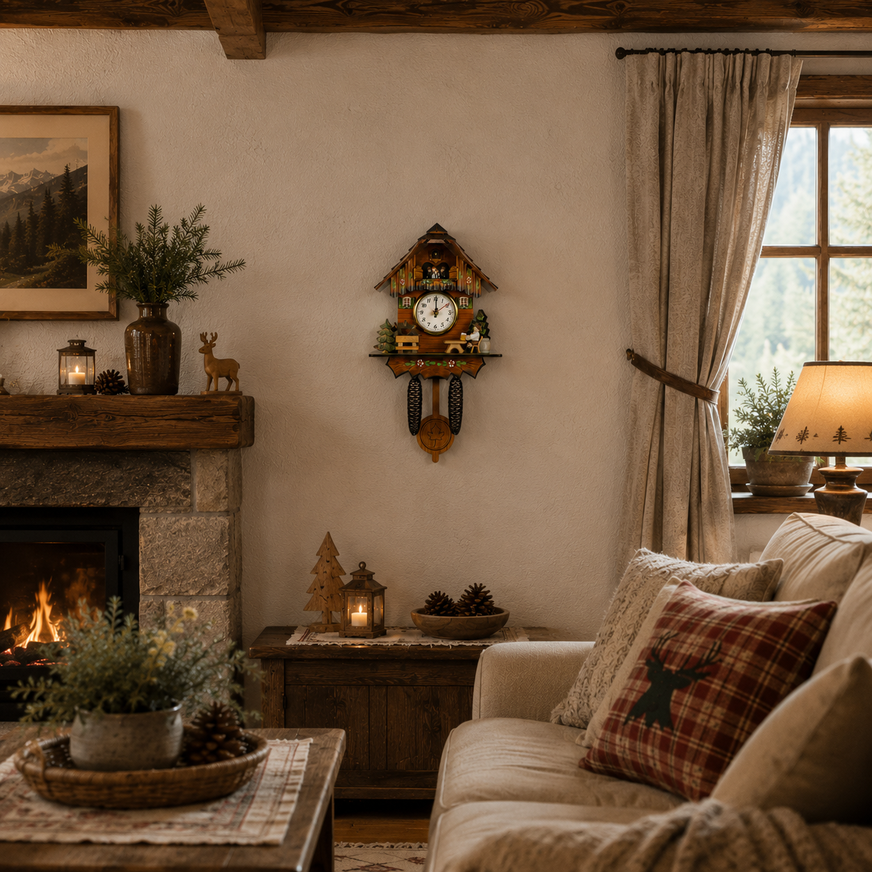 Horloge Coucou Chalet Quartz