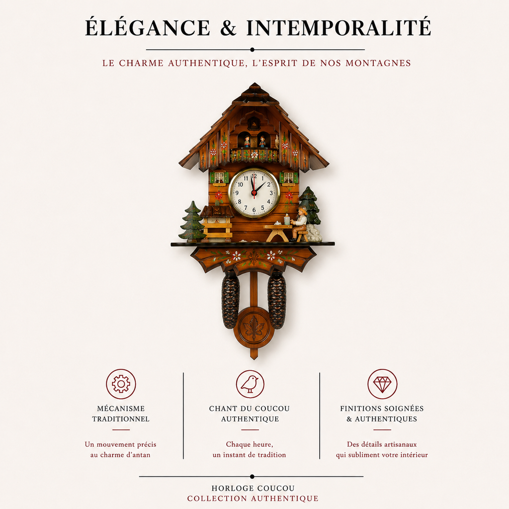 Horloge Coucou Chalet Quartz