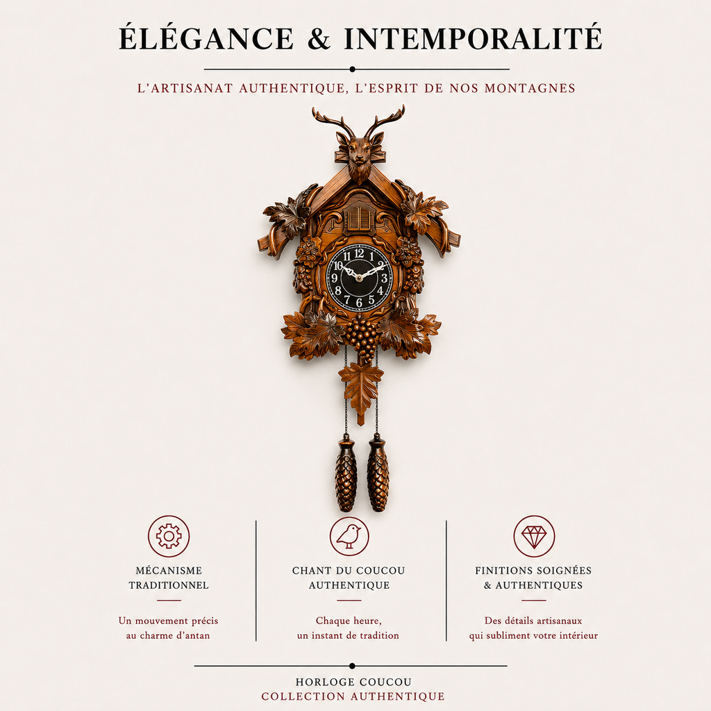 Horloge Coucou Prestige Forêt-Noire