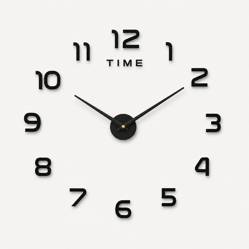 Horloge Murale Minimal Time