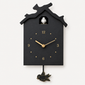 Horloge Coucou Moderne Noire